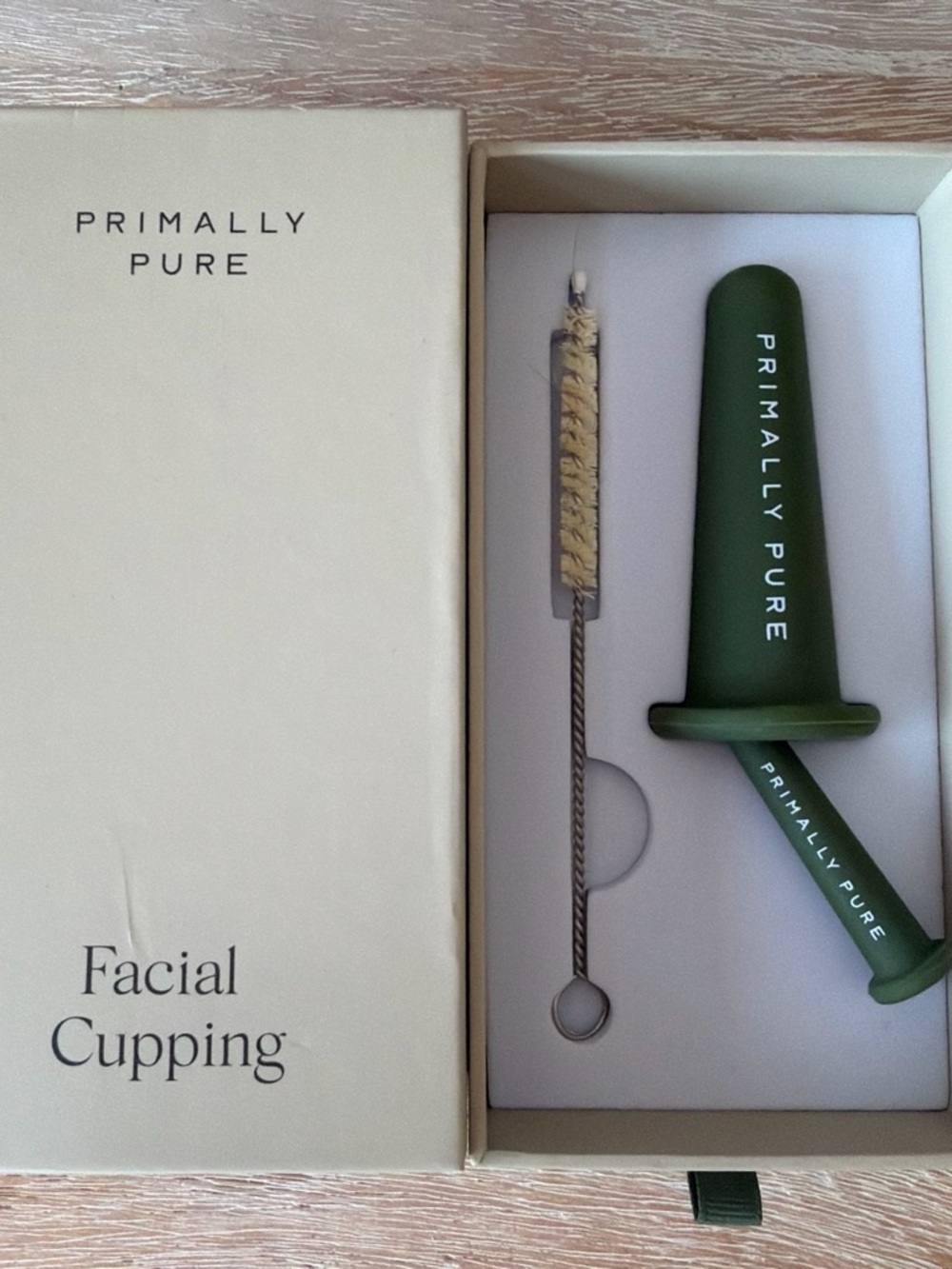Primally Pure Green Facial Cupping Set